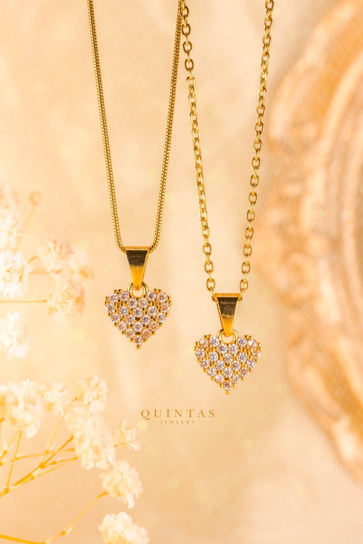 Zirconia Heart Necklace