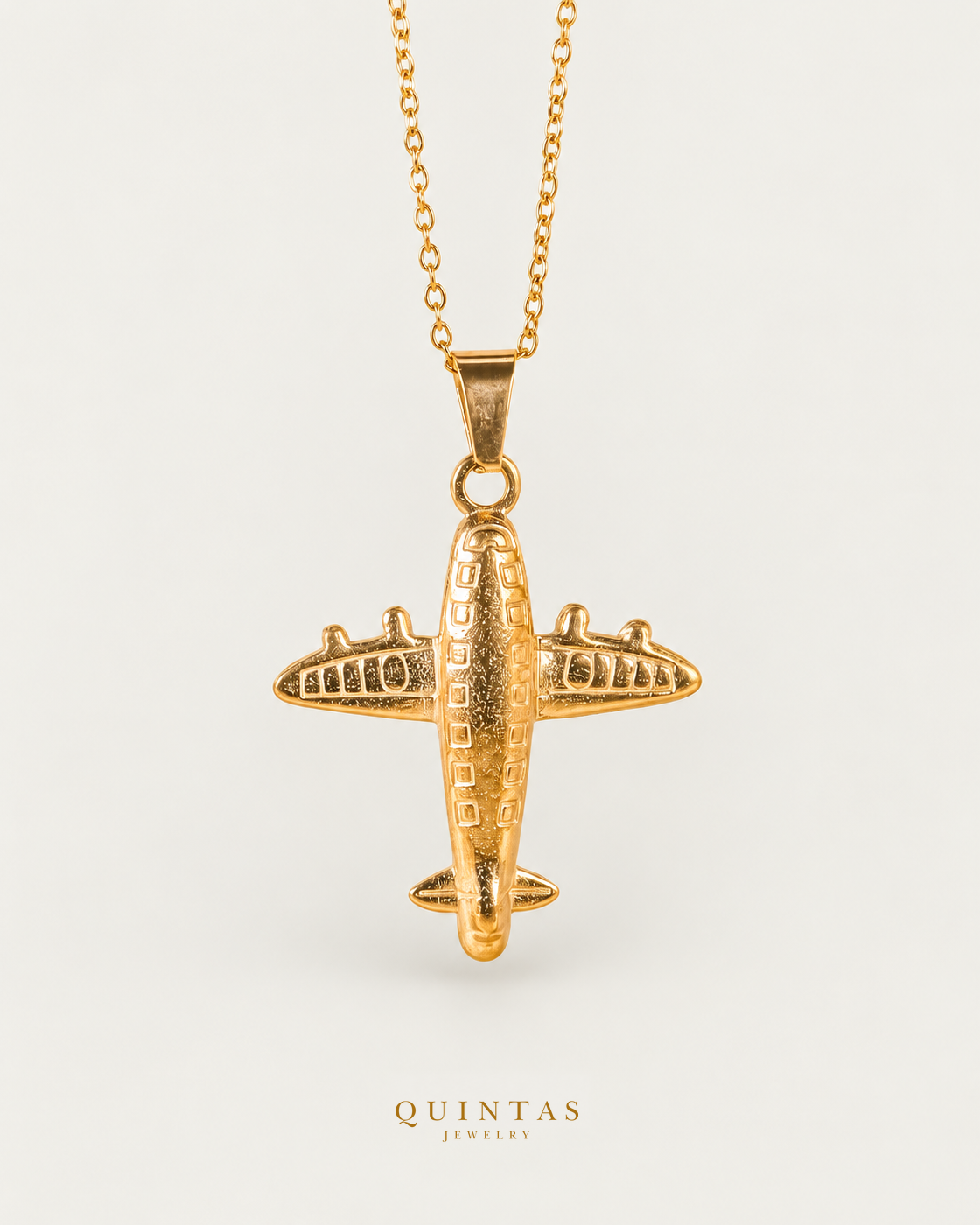 Big Plane Necklace — main view, canonical brand mark