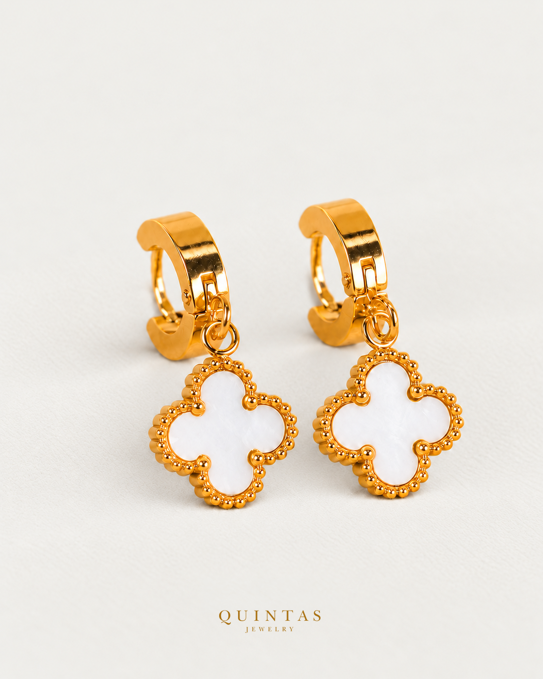 Clover Hoop Earrings — main view, canonical brand mark