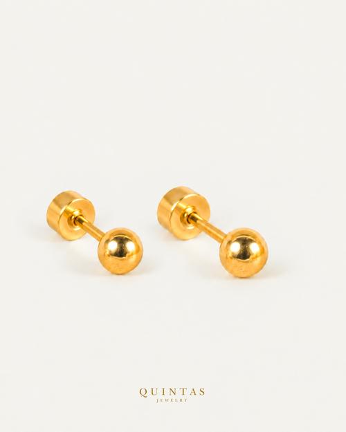 Classic Ball Flatback Earrings