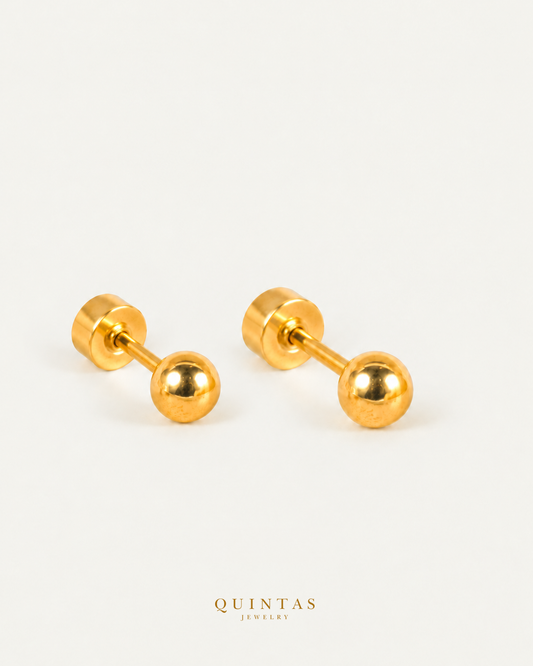 Classic Ball Flatback Earrings — main view, canonical brand mark
