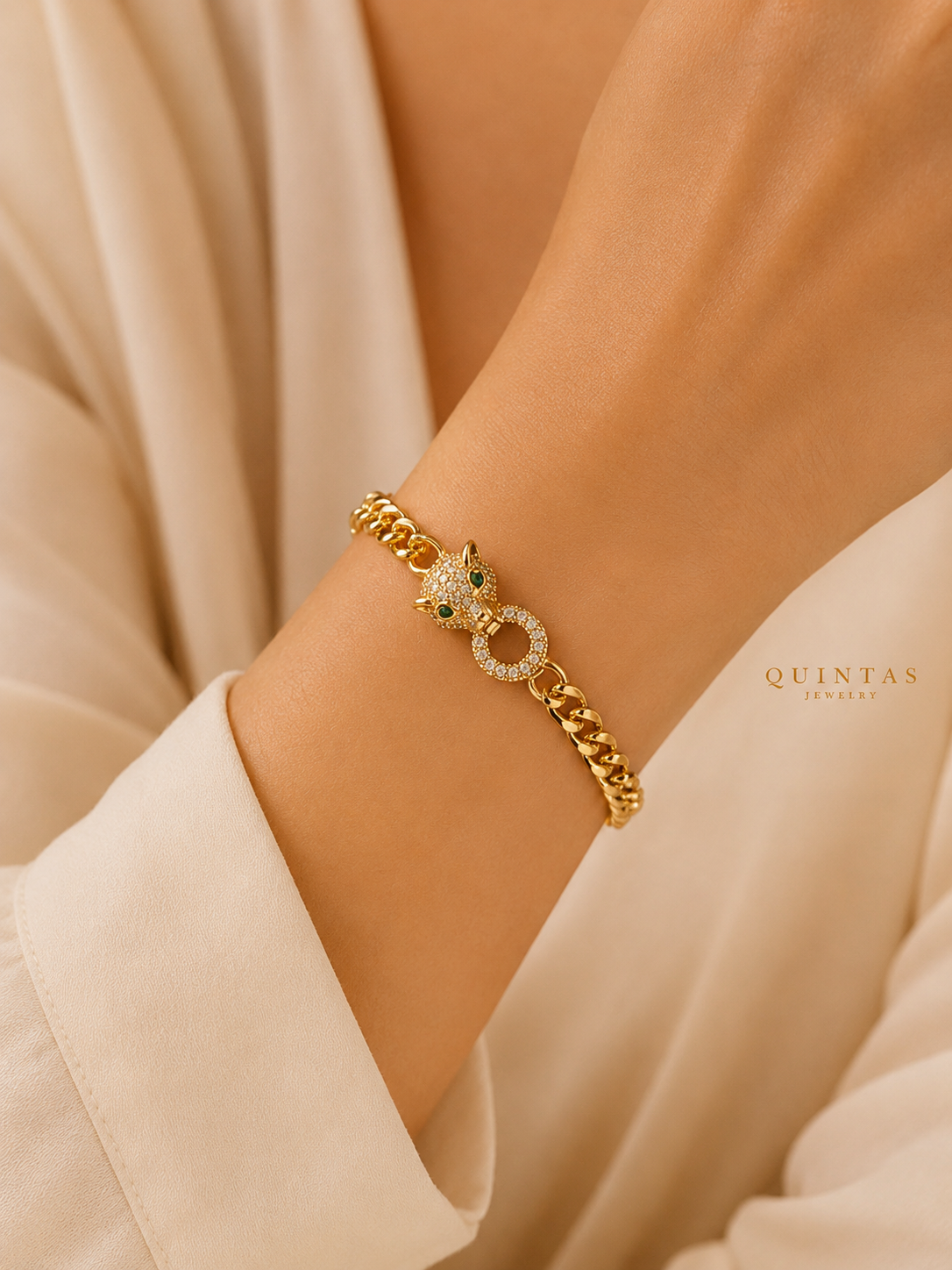 Leona Panther Bracelet