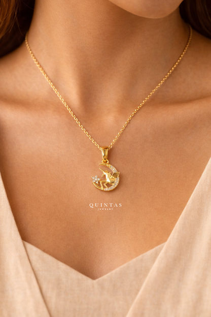 Moon Unicorn Necklace