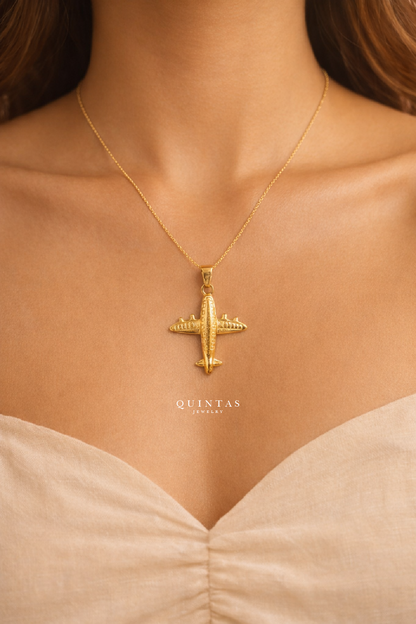 Big Plane Necklace