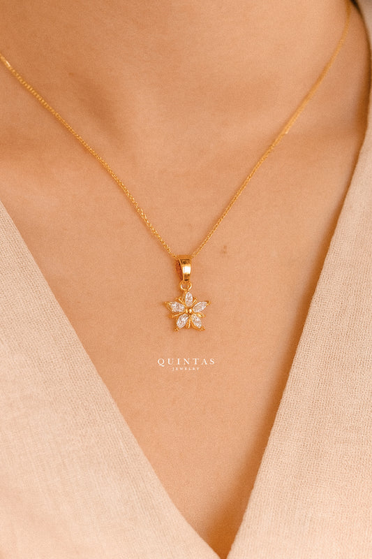 Aurora Light Flower Necklace