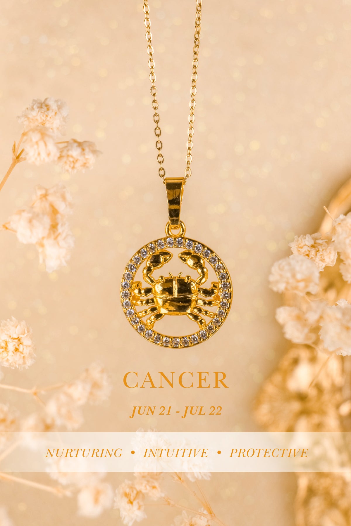 QUINTAS Zodiac Sign 18k Necklace