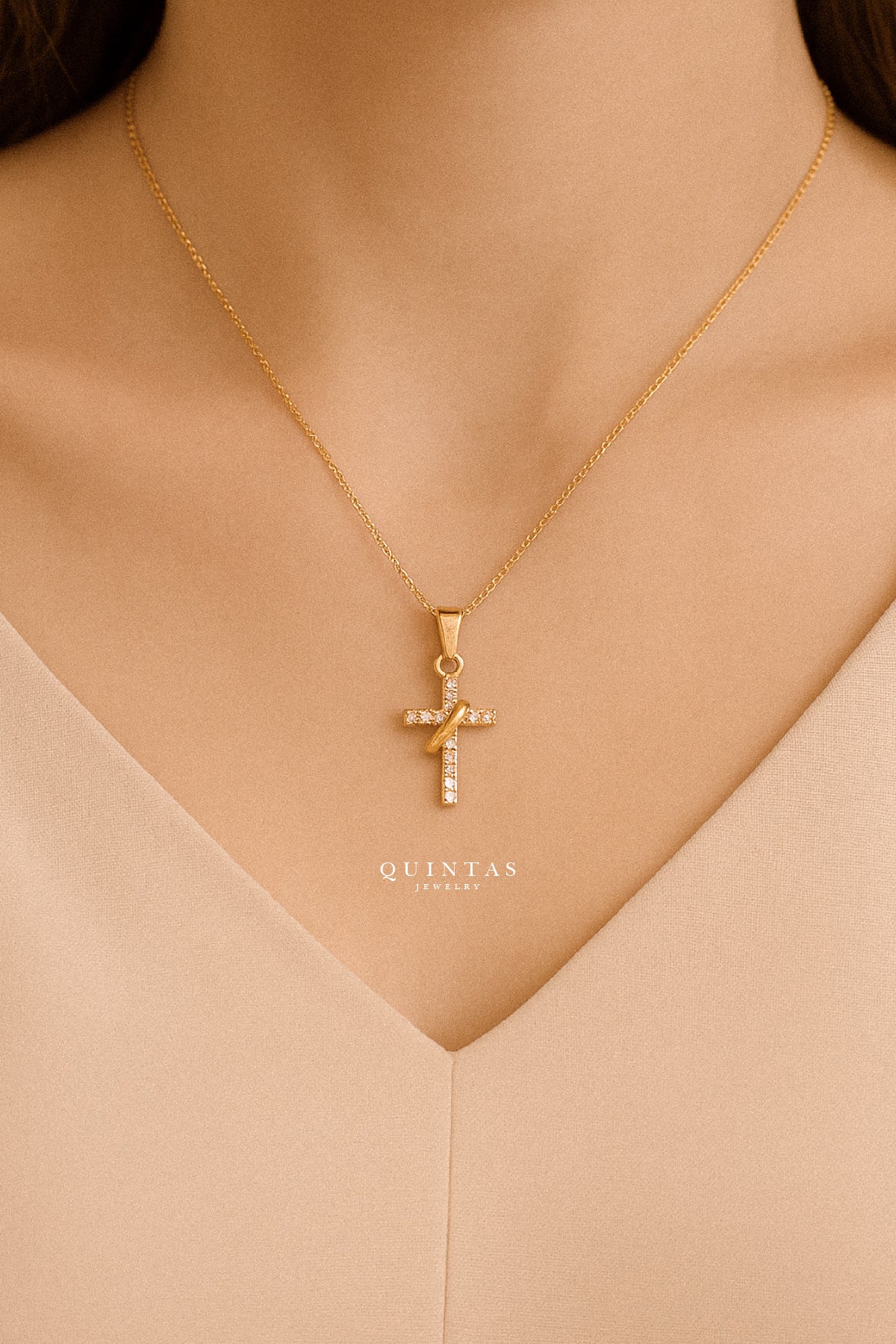 Infinity Cross Necklace
