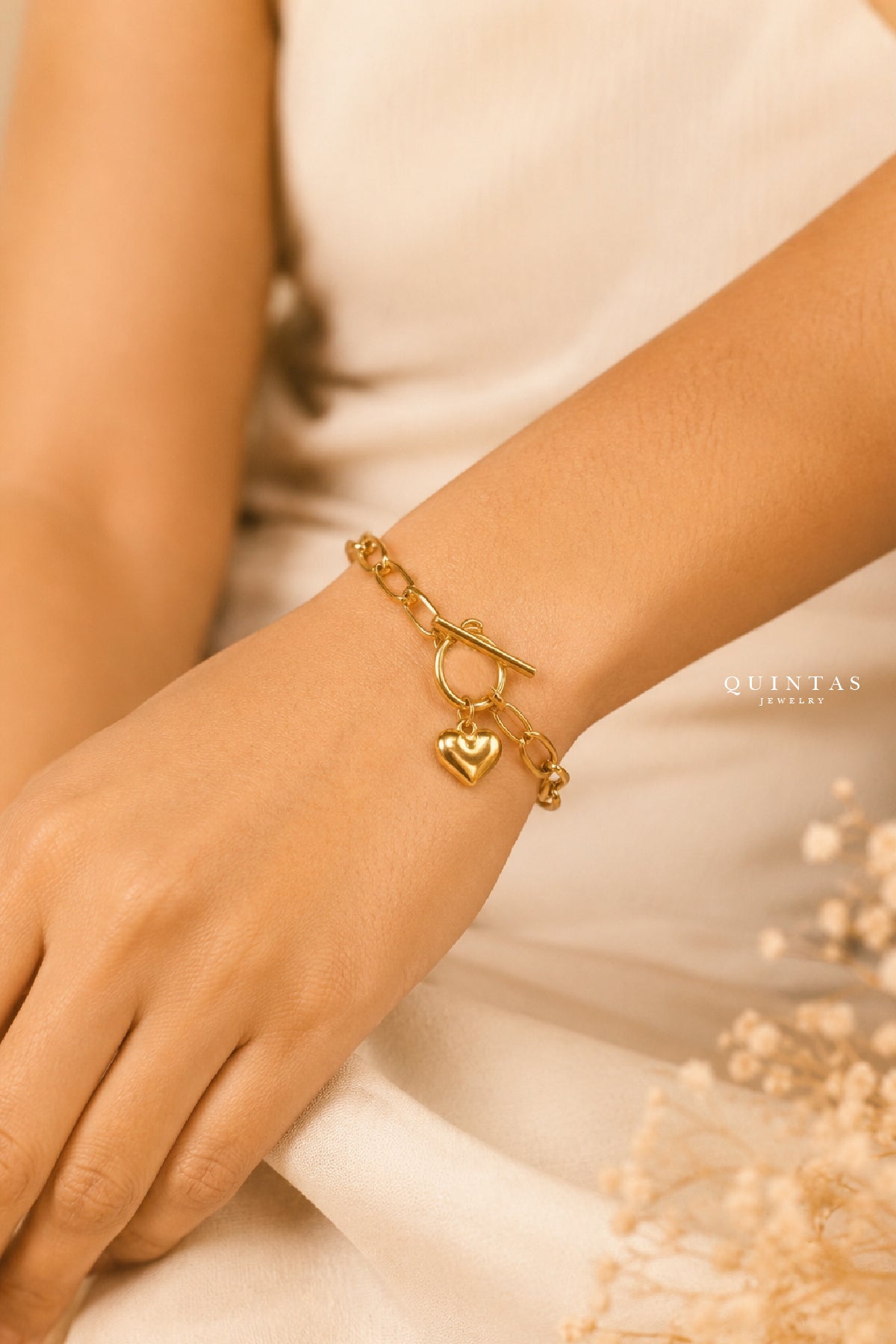 Forever Heart Link Bracelet