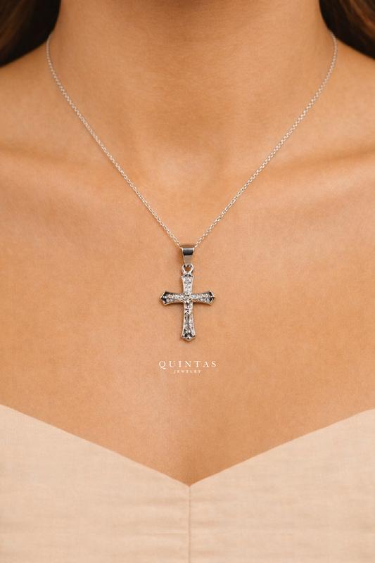 Christian Silver Cross Necklace