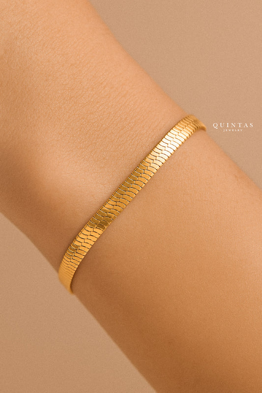 Liora Herringbone Bracelet