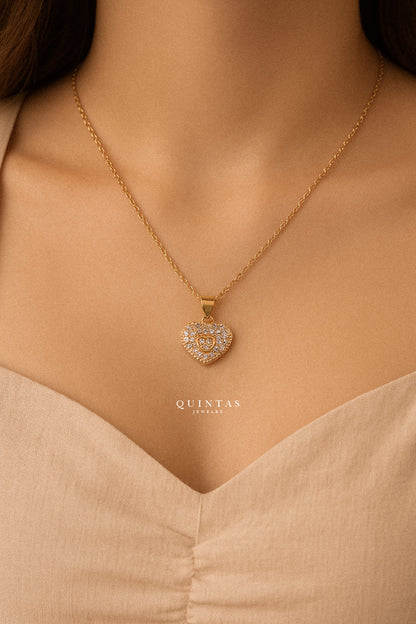 Sparkling Heart Necklace