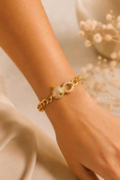 Leona Panther Bracelet