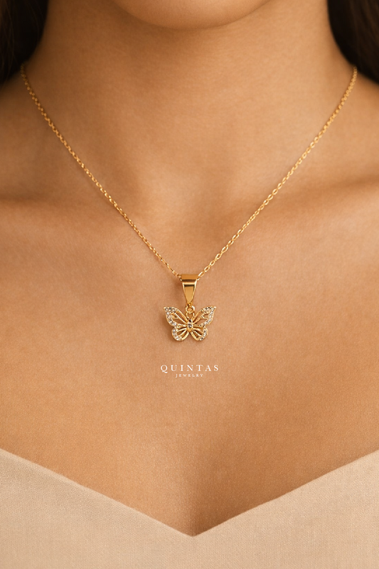 Freya Butterfly Necklace