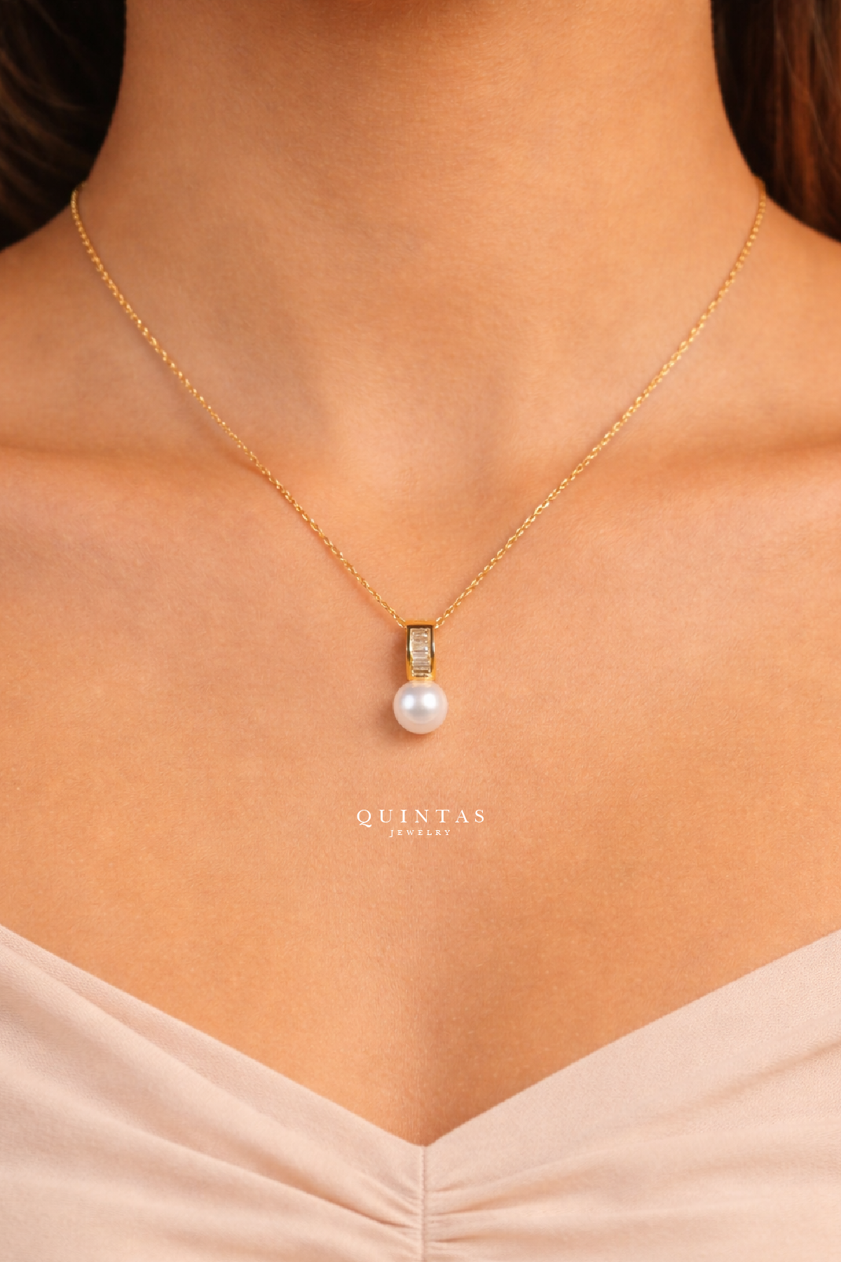 Lustra Pearl Drop Necklace