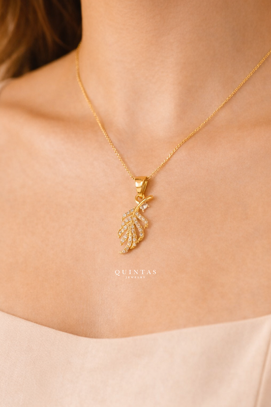 Leaf Charm Necklace