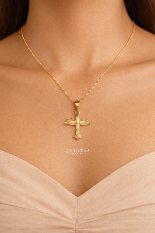 Air Force Plane Necklace
