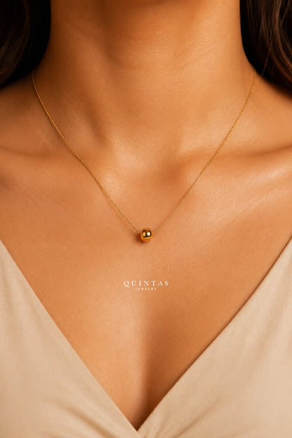 Golden Bead Necklace