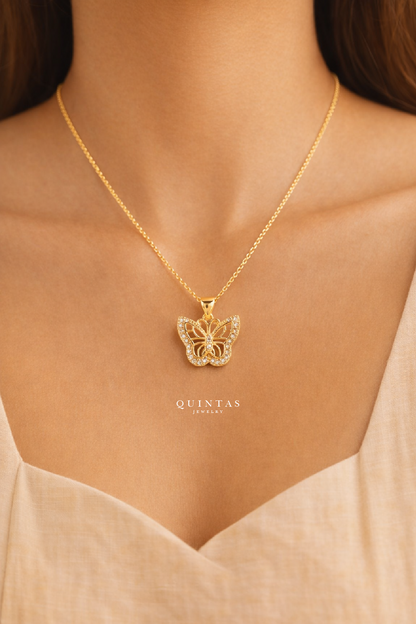 Charlotte Charming Butterfly Necklace