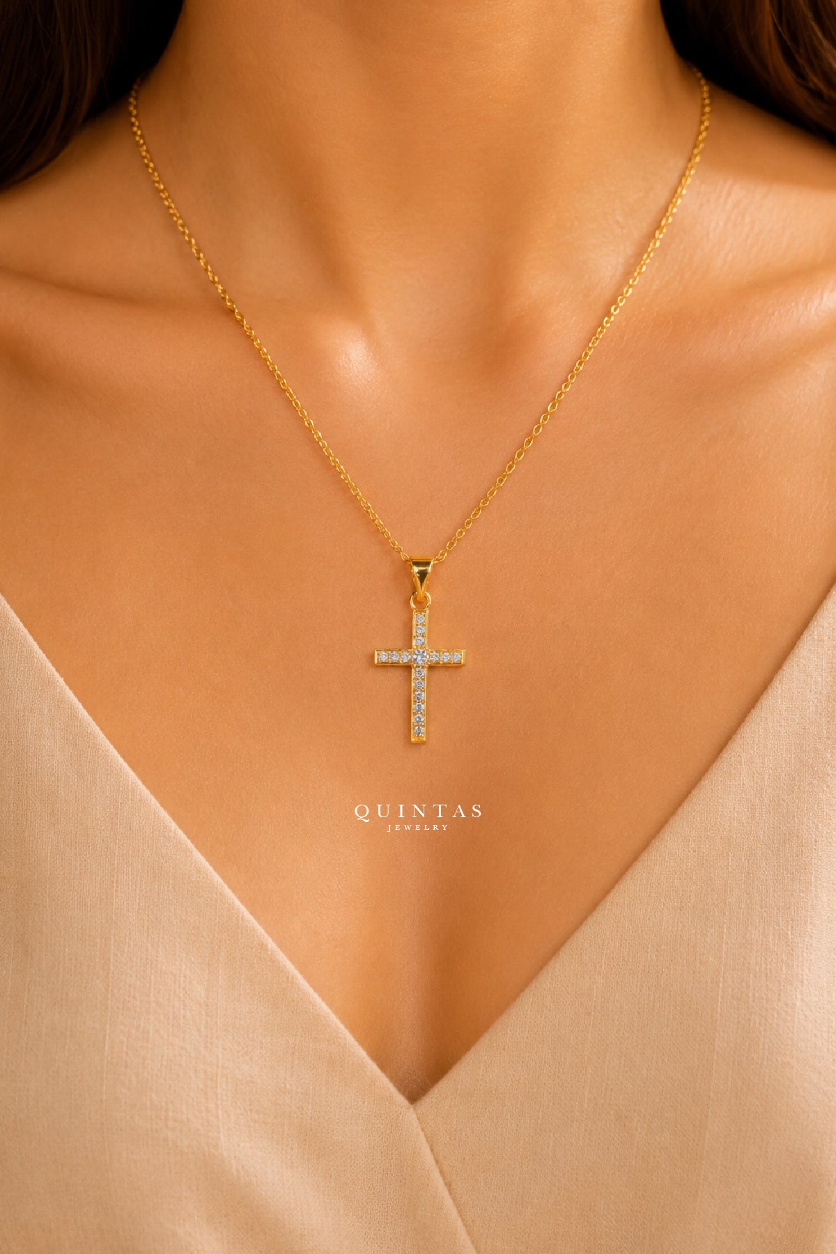Elysian Cross Necklace