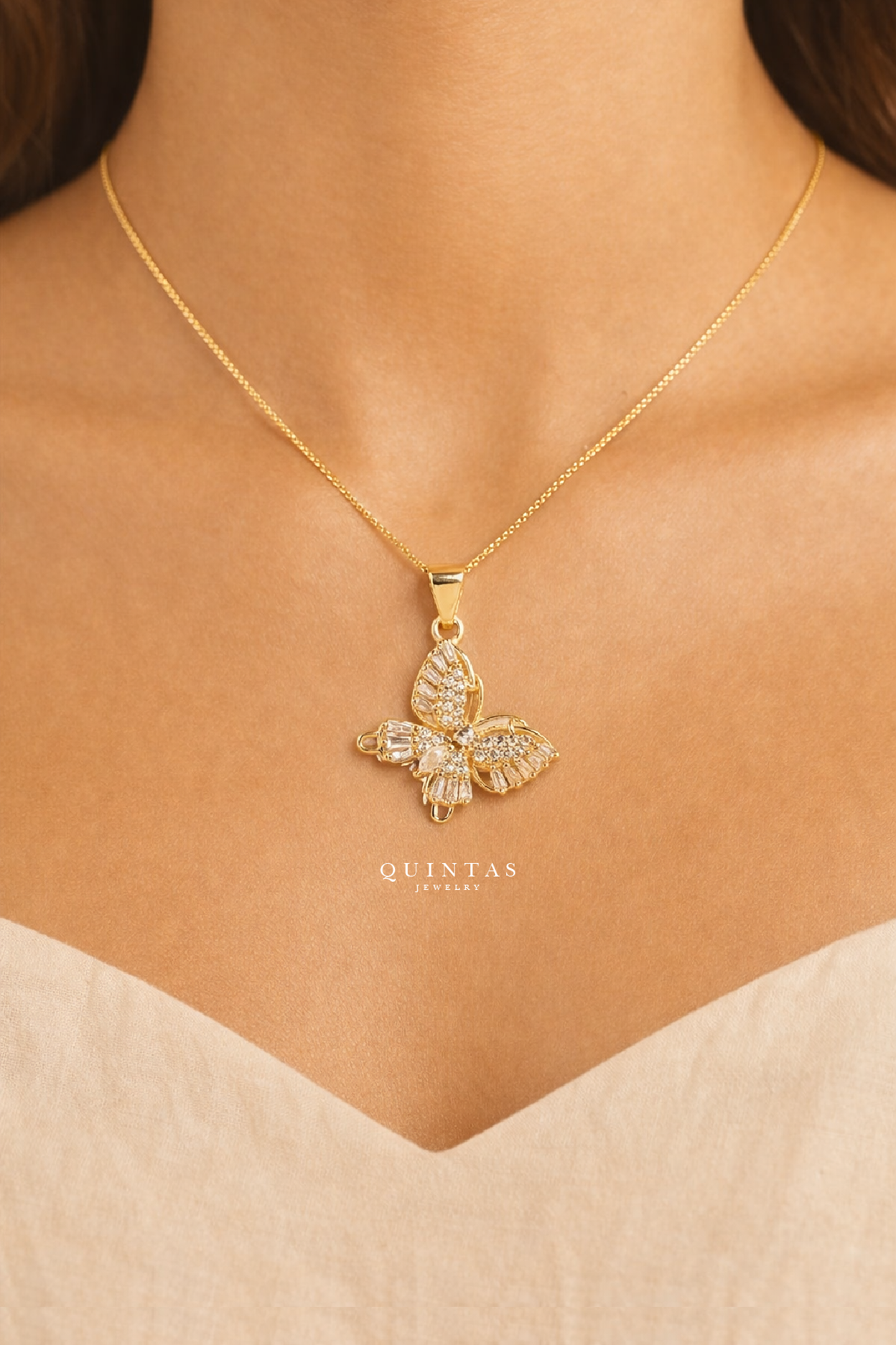 Celestis Butterfly Necklace
