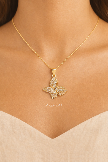 Celestis Butterfly Necklace
