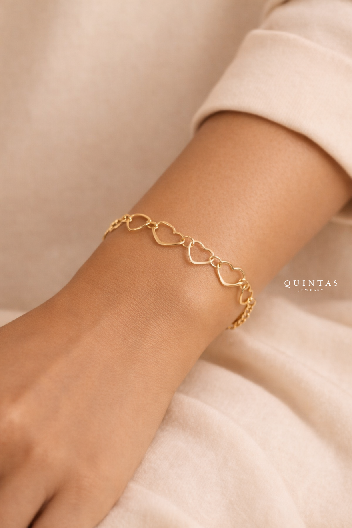 Mia Heart Chain Bracelet