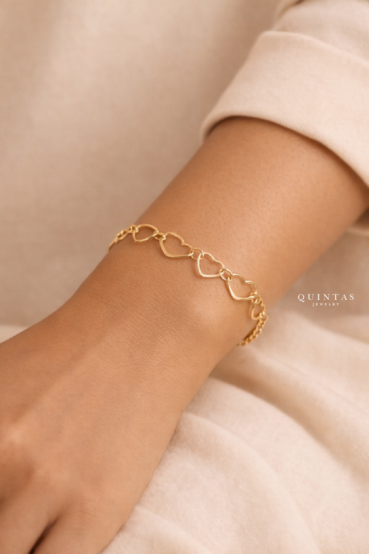 Mia Heart Chain Bracelet