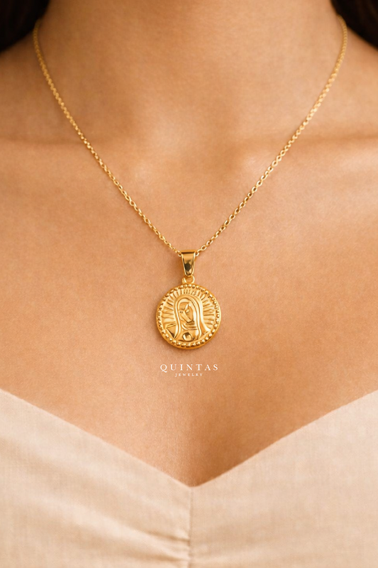 Mary Medallion Necklace