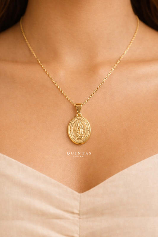 Guadalupe Medallion Necklace