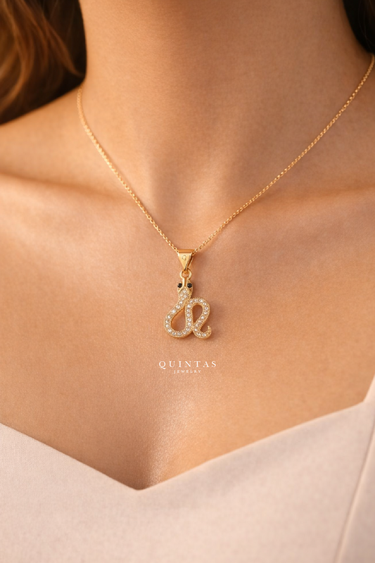 Athena Serpent Necklace