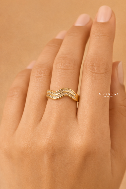 Solina Wave Ring (Adjustable)