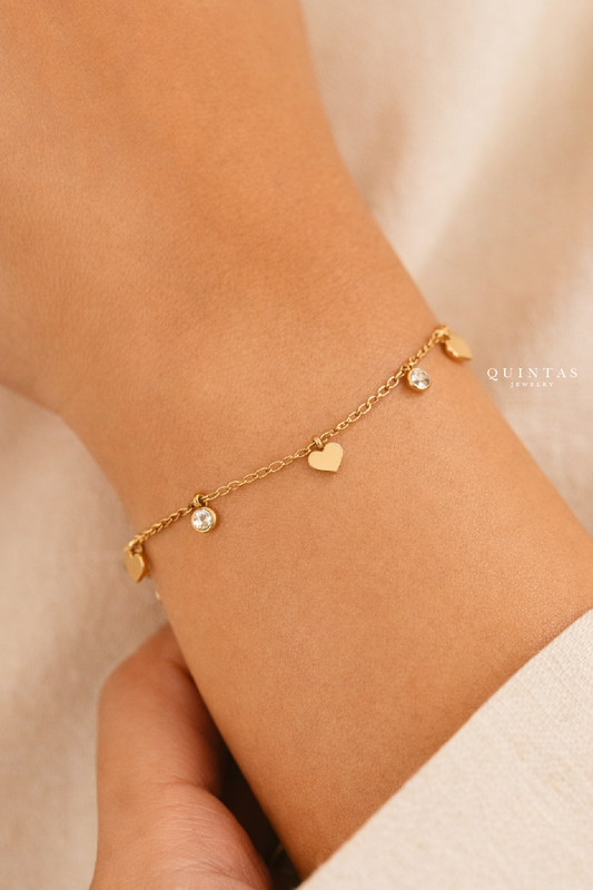 Agatha Hearts and Diamonds Bracelet