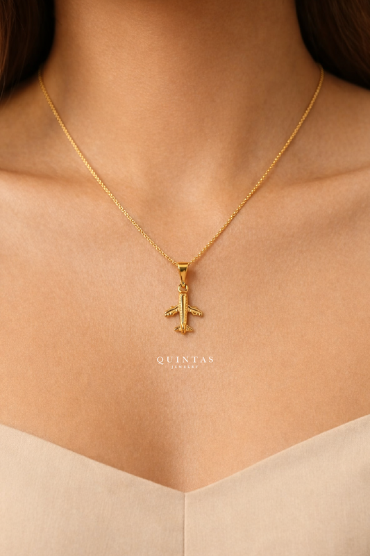 Mini Airplane Necklace