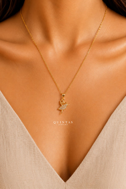 Ice Skate Necklace
