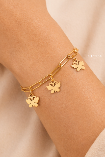 Lumière Butterfly Link Bracelet