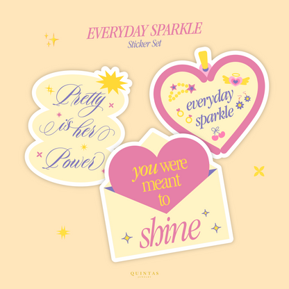 QUINTAS Everyday Sparkle Sticker Set