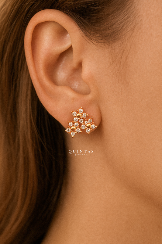 Estelle Flower Stud Earrings