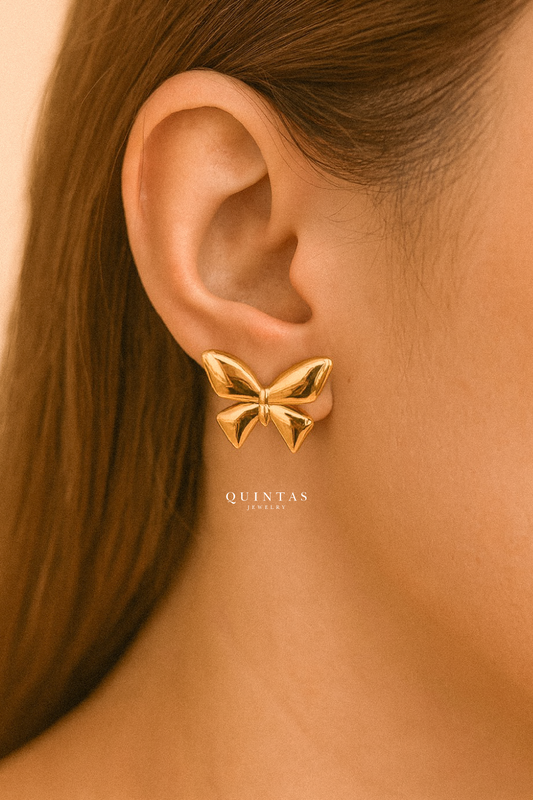 Vespera Butterfly Stud Earrings