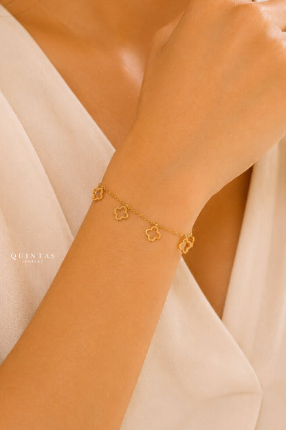 Clover Charm Bracelet