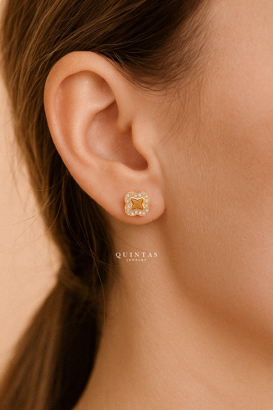 Clara Clover Stud Earrings