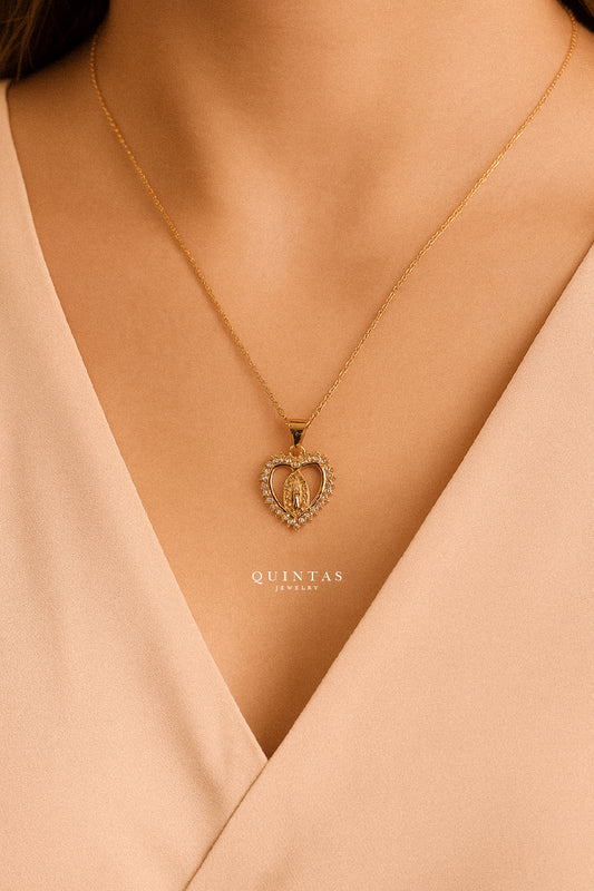 Heart of Mary Necklace