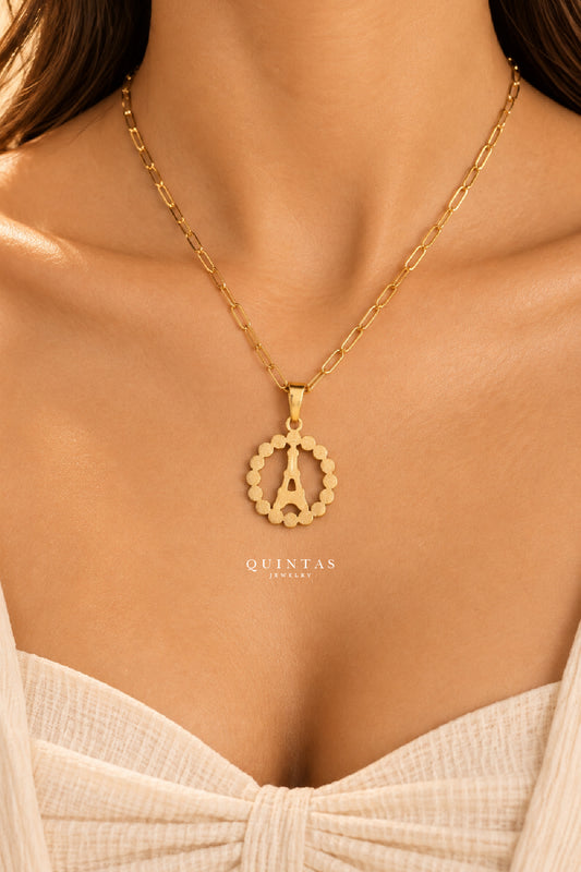 Parisian Daydream Paperclip Necklace