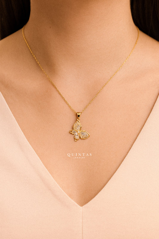 Celestis Butterfly Necklace