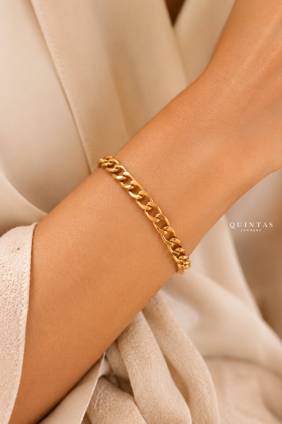 Gold Link Bracelet