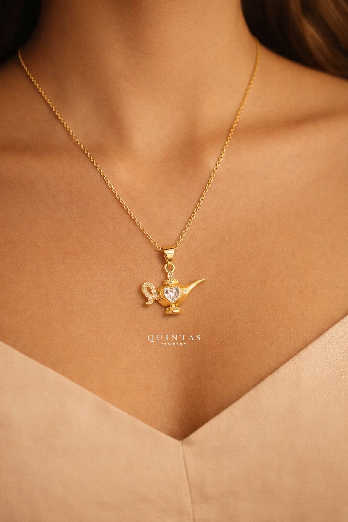 Aladdin Wish Lamp Necklace