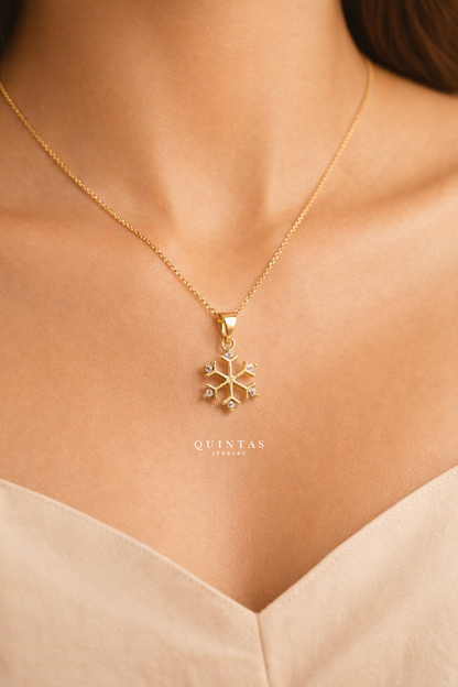 Princess Snowflake Necklace