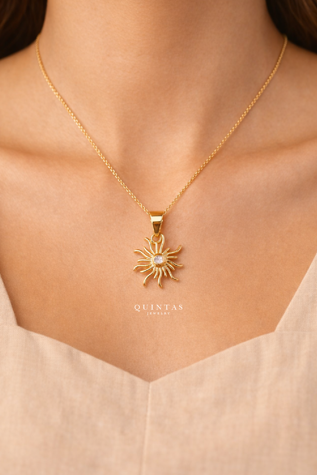 Tangled's Celestial Sun Necklace
