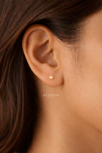 Elise Star Stud Earrings