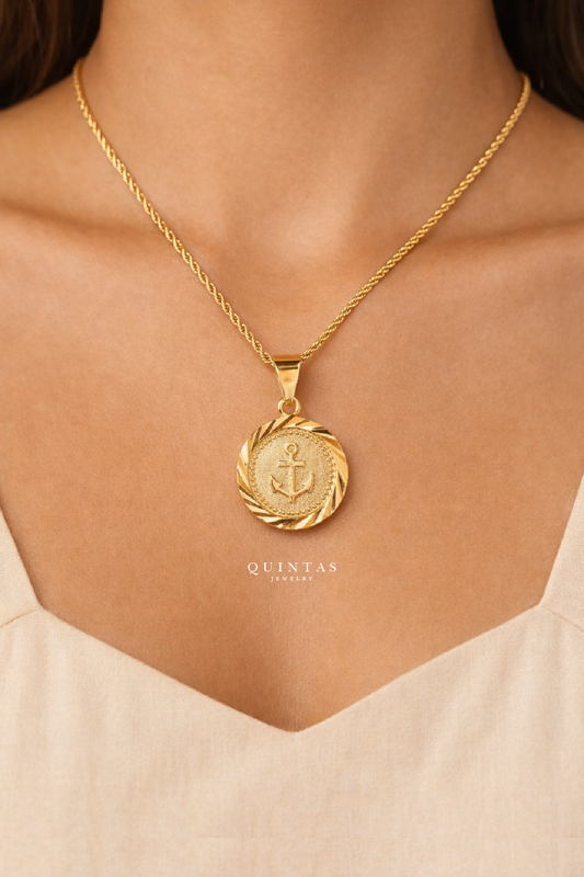 Anchor Valor Rope Necklace