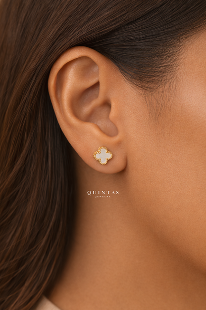 Clover Leaf Stud Earrings